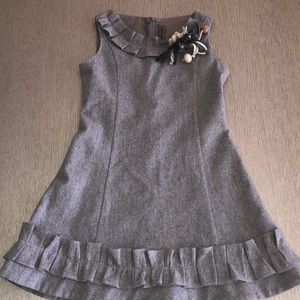 Simonetta virgin wool-cotton dress Size 8